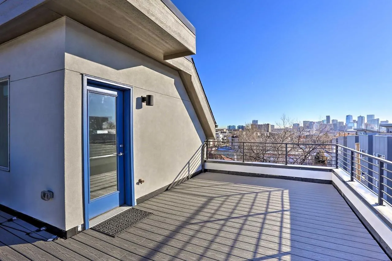 Denver Townhome With Rooftop Deck Walk To Mile High Hébergement de vacances
