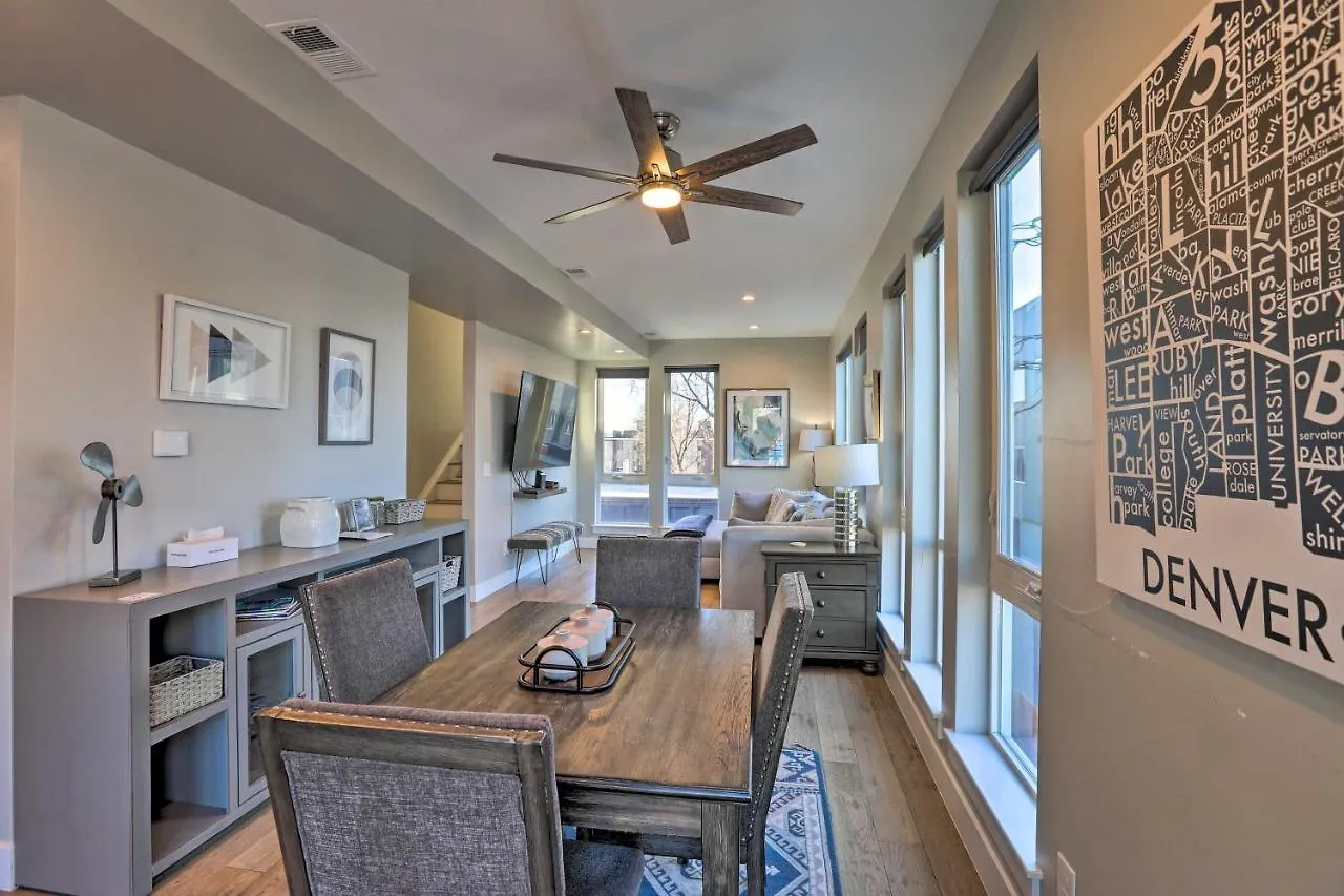 Denver Townhome With Rooftop Deck Walk To Mile High